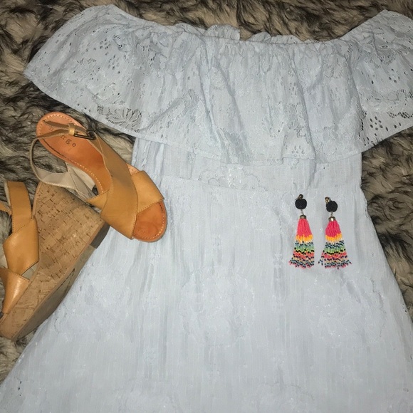 Hinge Tan Strap Platform Wedge Sandals - Picture 7 of 8